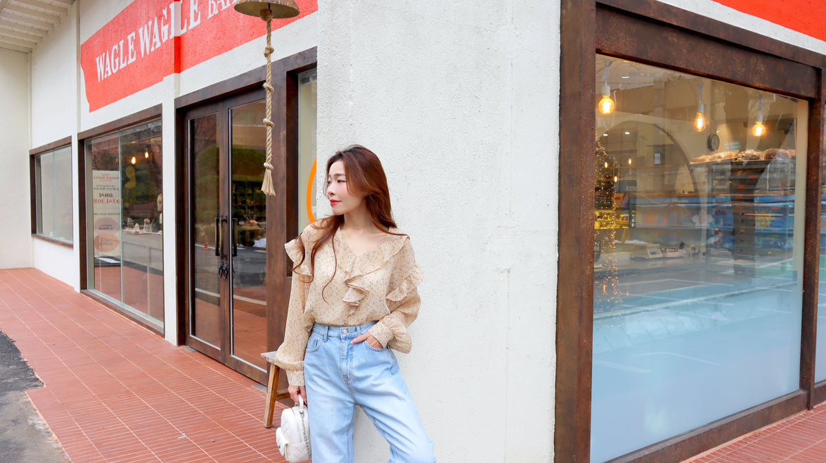 Camomile Pops Chiffon Blouse