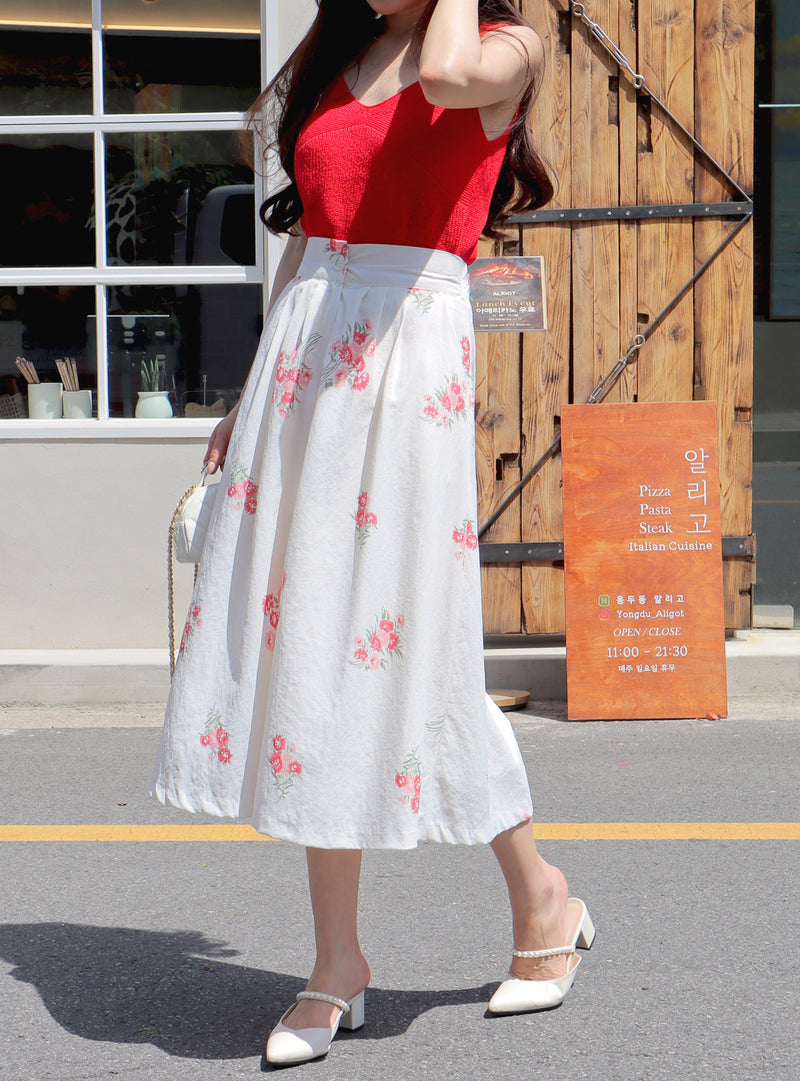 Summer Carnival Midi Skirt