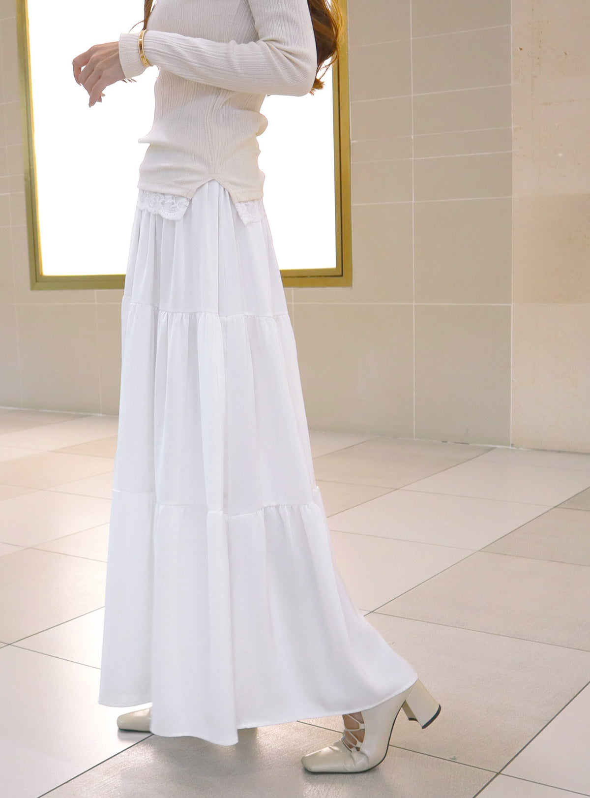 The White Forest Long Skirt