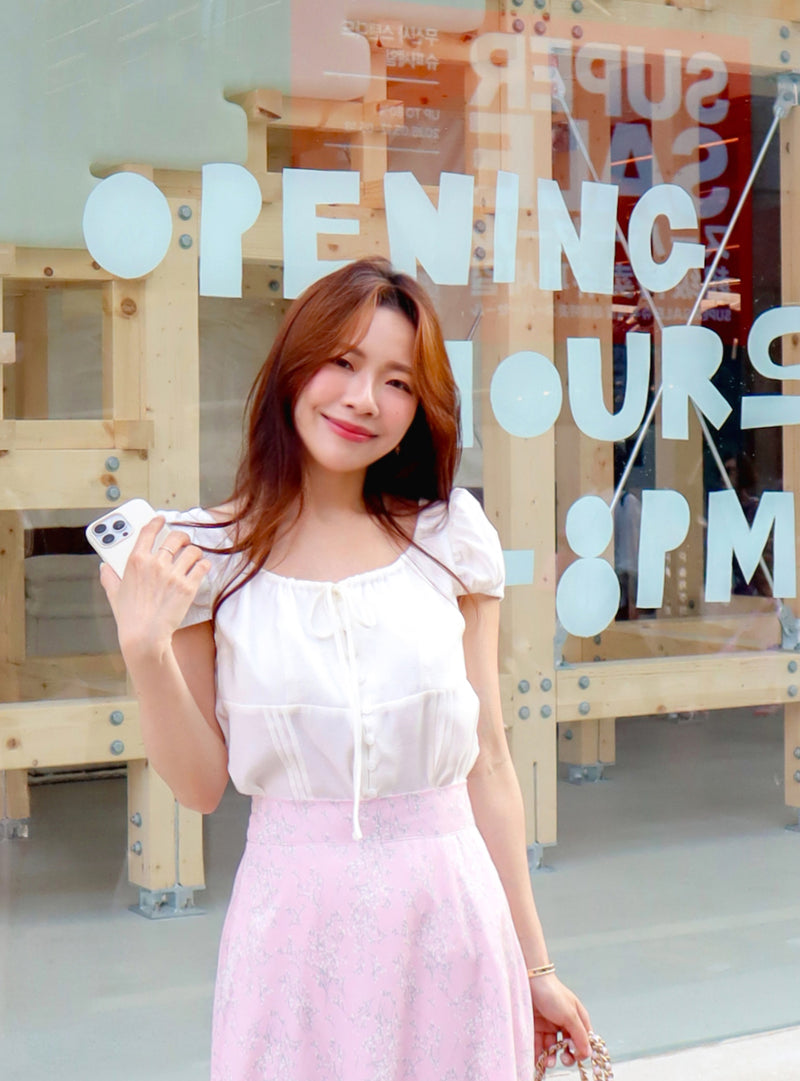 The Bleached Linen Blouse
