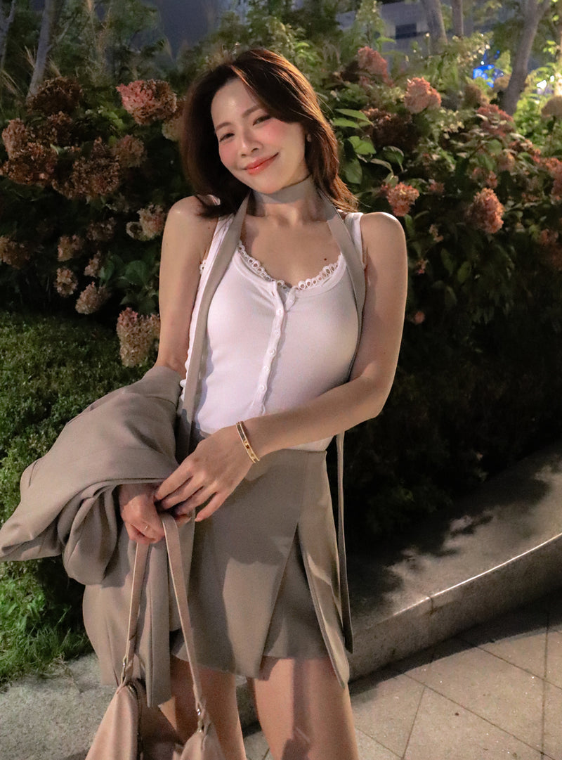 The Taupe Soft Skirt