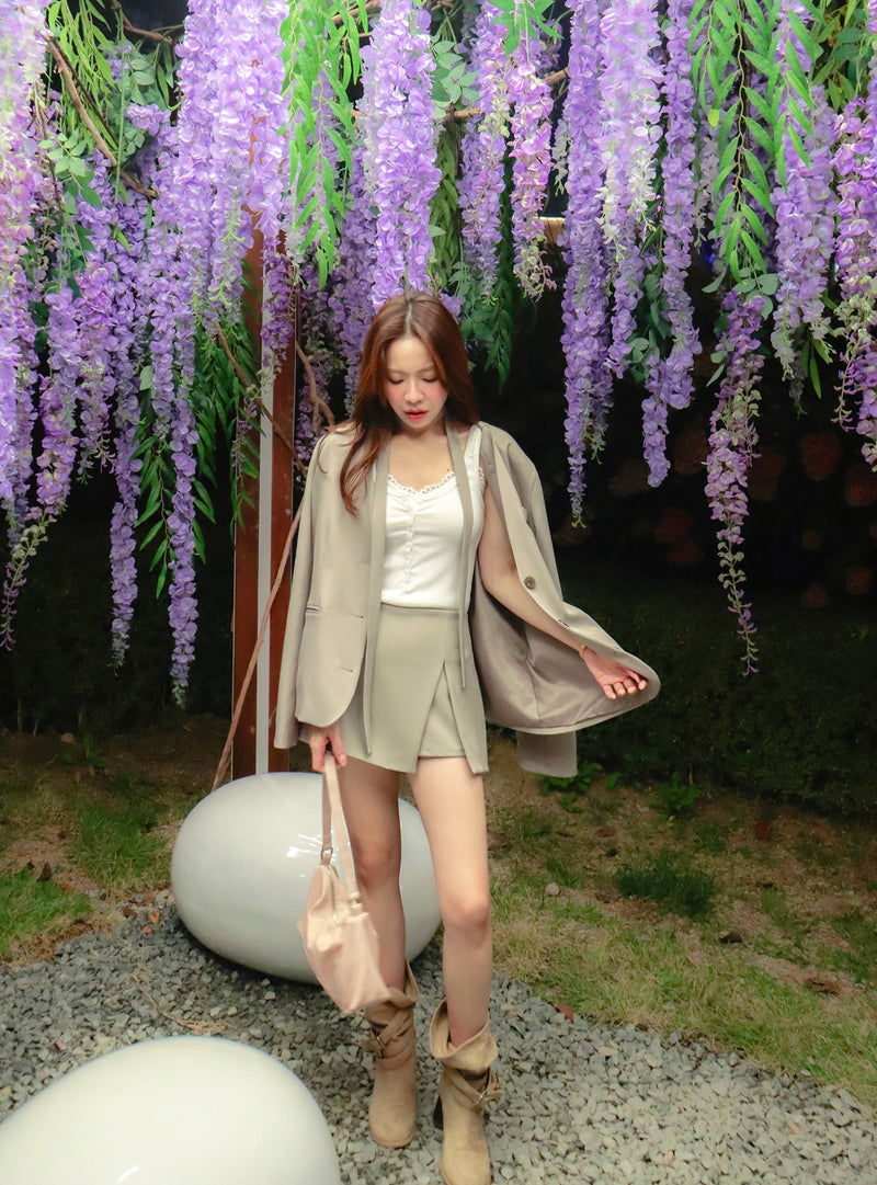 The Taupe Soft Skirt