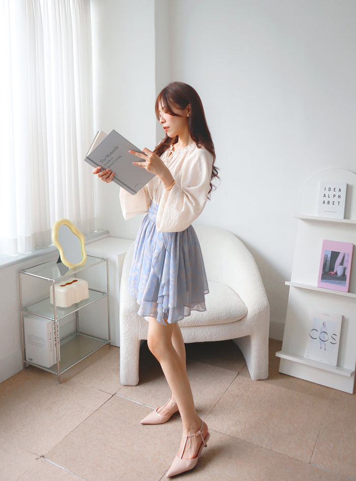 Creamy Choux Blouse