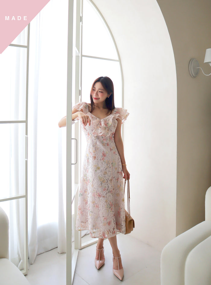 < M A D E > The Narina Lace Dress