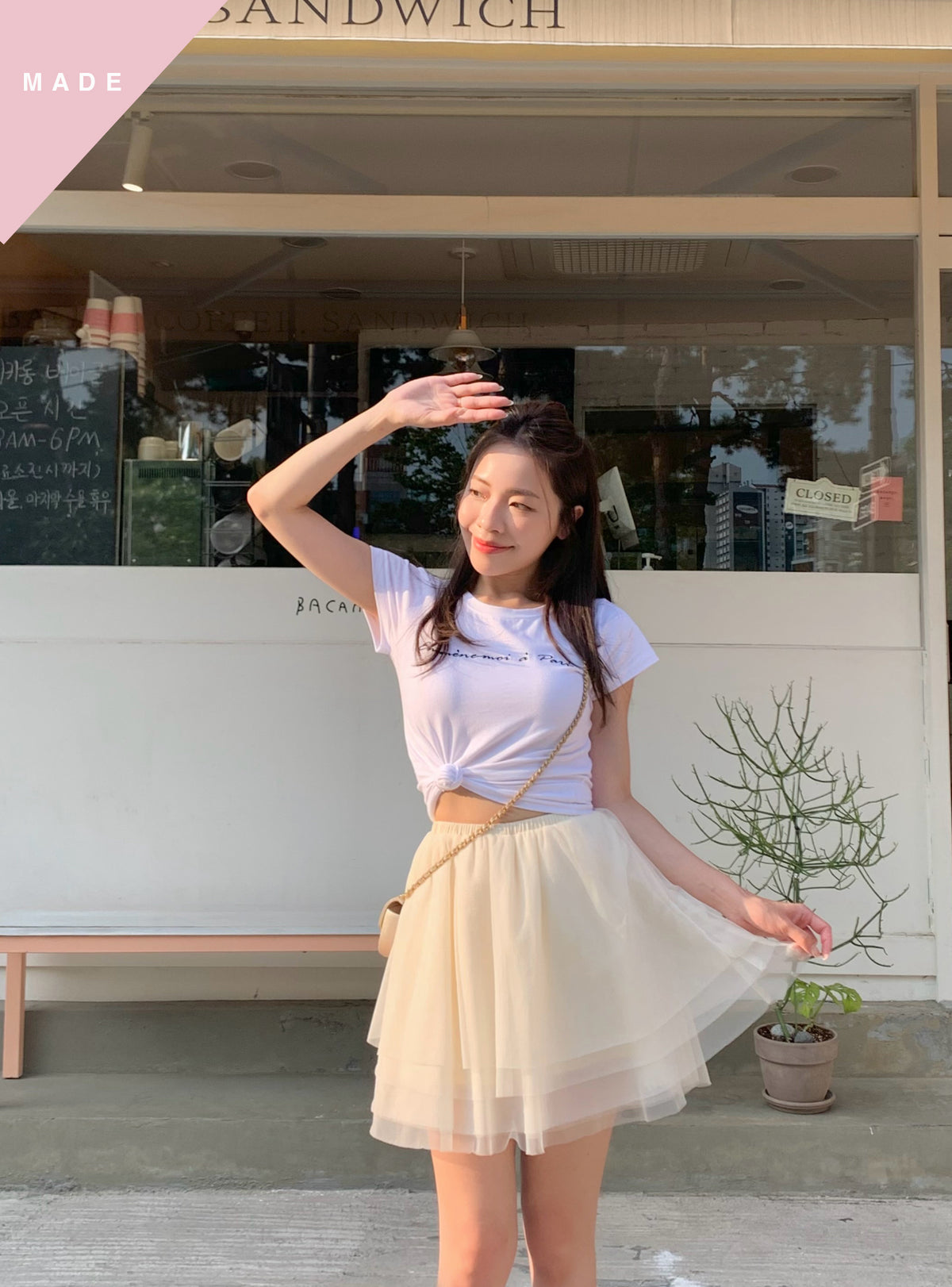 < M A D E > Dancing In Breeze Tutu Skirt