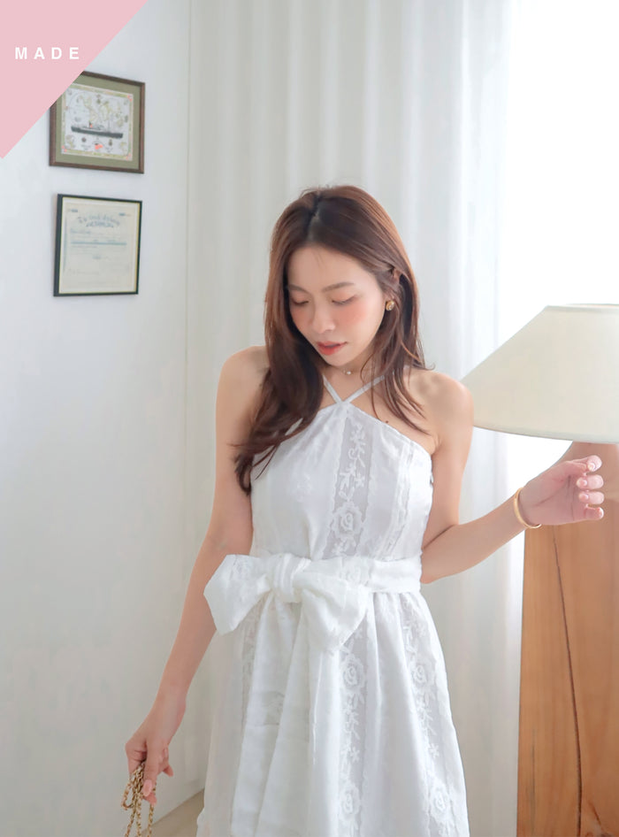 < M A D E > Arctic White One-piece