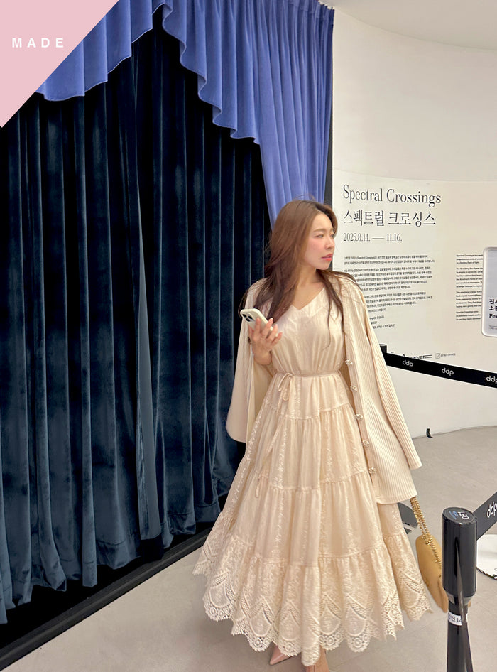 < M A D E > Moses Lace Maxi Dress