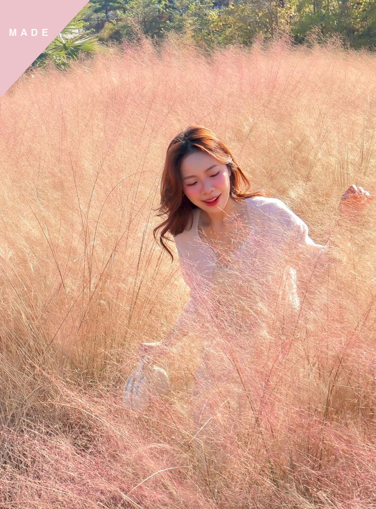 < M A D E >  Pinky Seashore Light Jacket