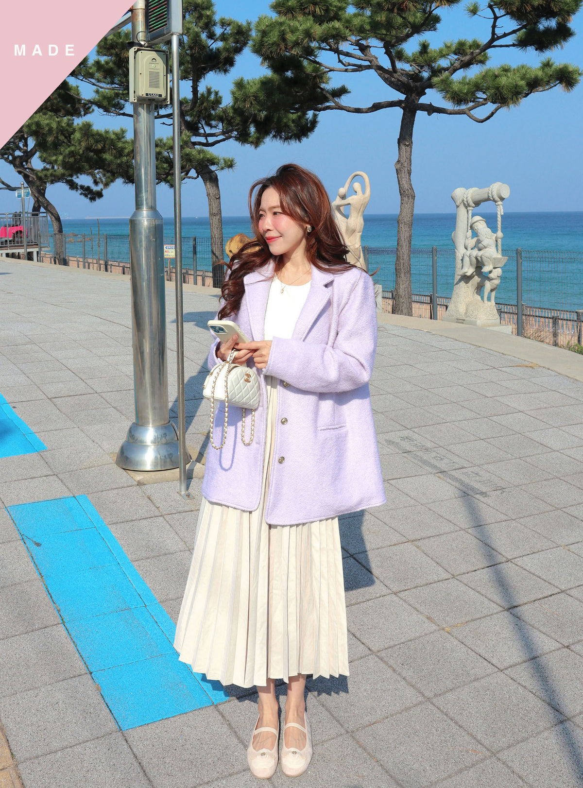 < M A D E > Provence Woollen Blazer