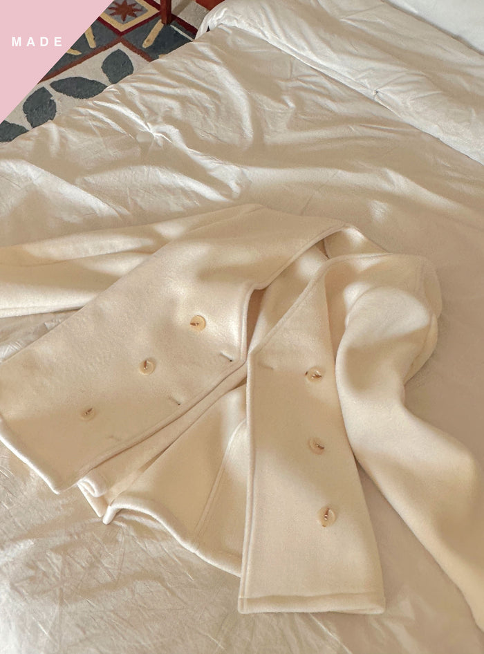 < M A D E > Buttery Handmade Woollen Coat