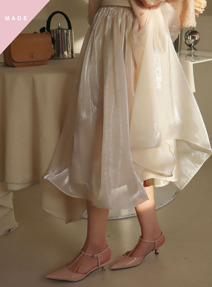 < M A D E > Goodnight Dear Pearly Skirt