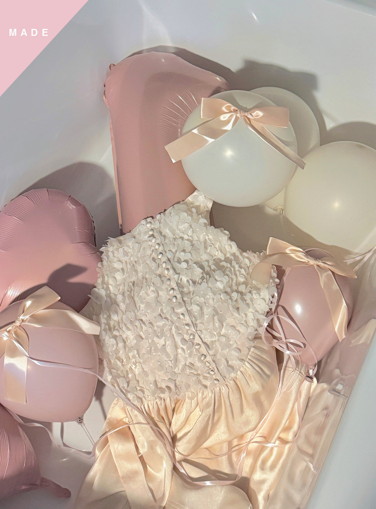 < M A D E > Winter Daisy Fairy Dress