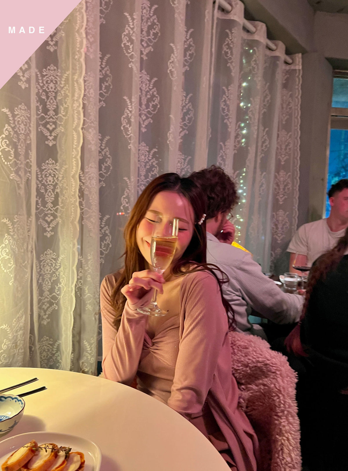 < M A D E > Running Starry Cardi Set