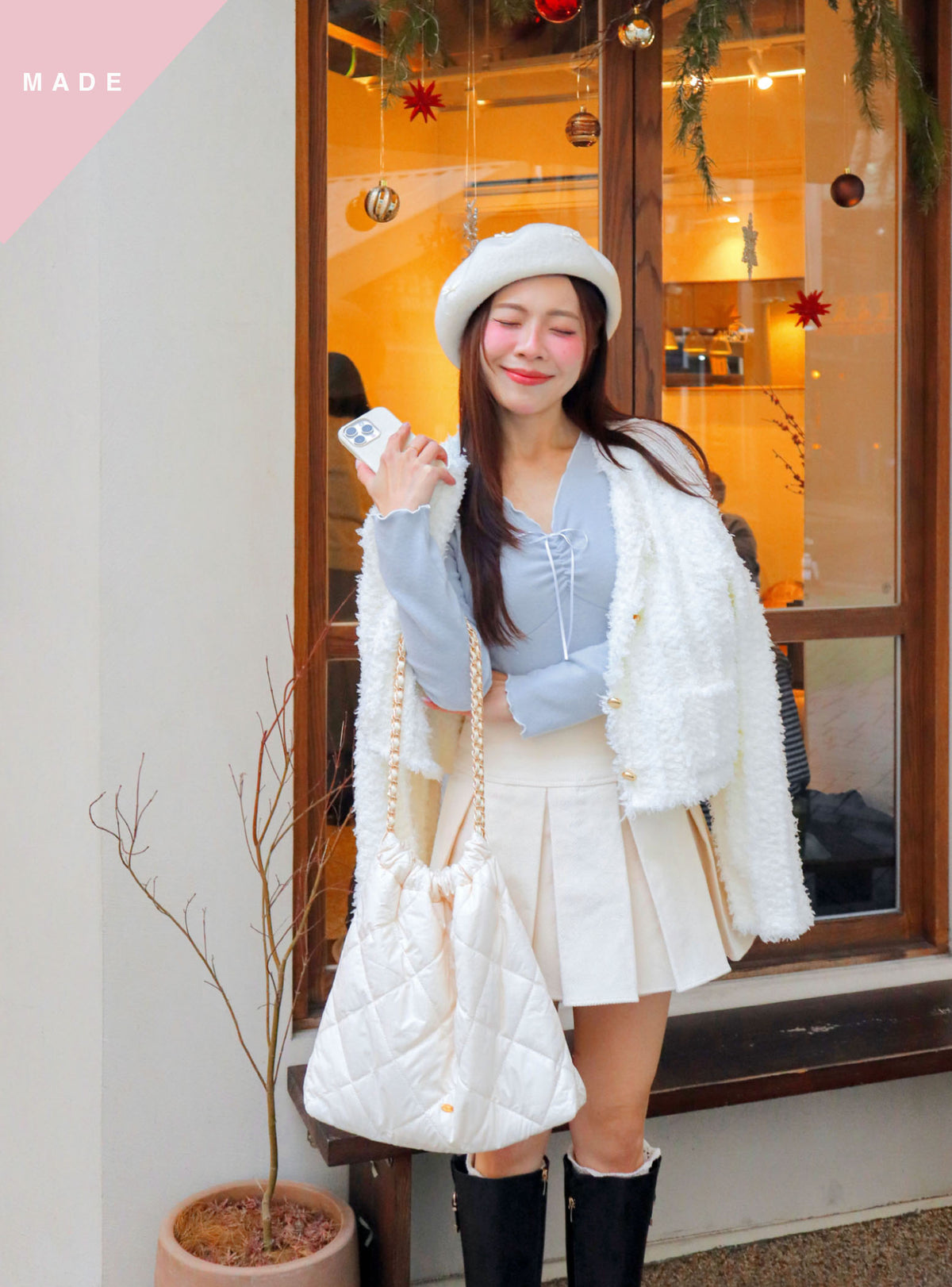 < M A D E >Coucou Mini Skirt