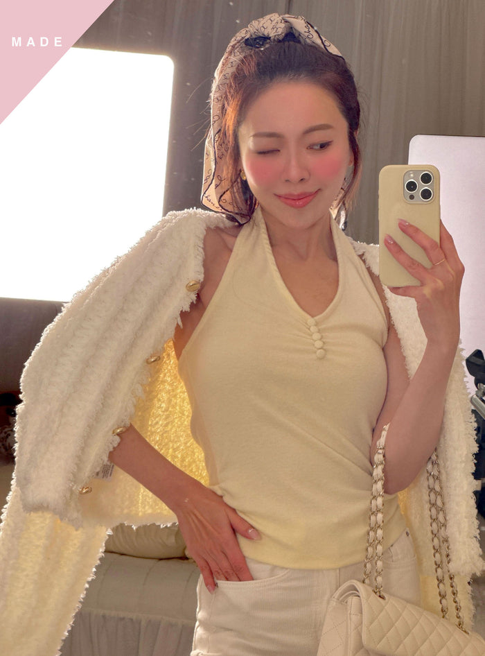 < M A D E > Rare Halter Neck Vest