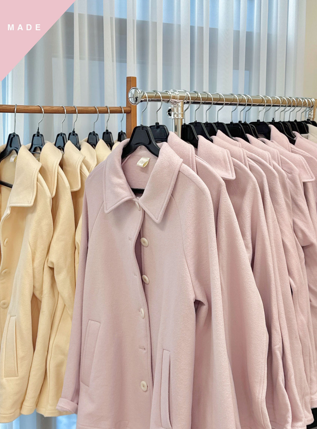 < M A D E > Dolly Flare Midi Coat