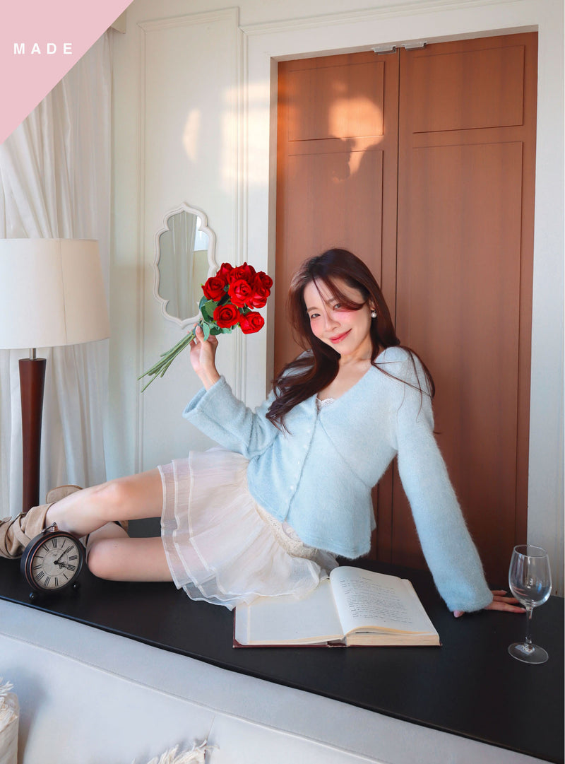 < M A D E > Fruity Hue Fluffy Top