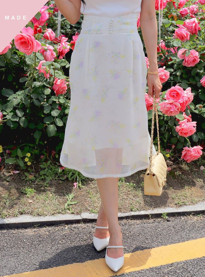 < M A D E > Sunshine Daisy Mermaid Skirt