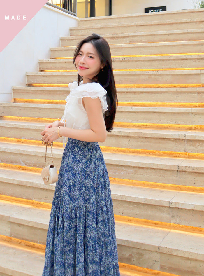 < M A D E > Morning Sailor Sheer Blouse