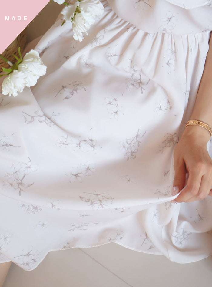 < M A D E > Blooming Flare Irregular Skirt