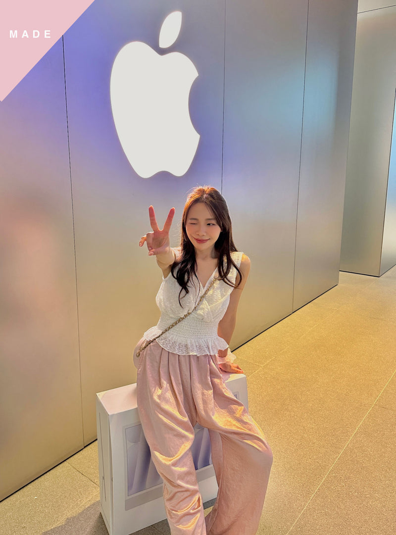 < M A D E > Crochet Petite Blouse