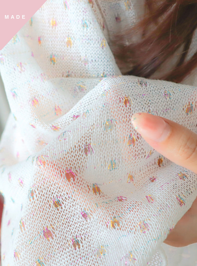 < M A D E > Mollusk Butterfly Knitted Top