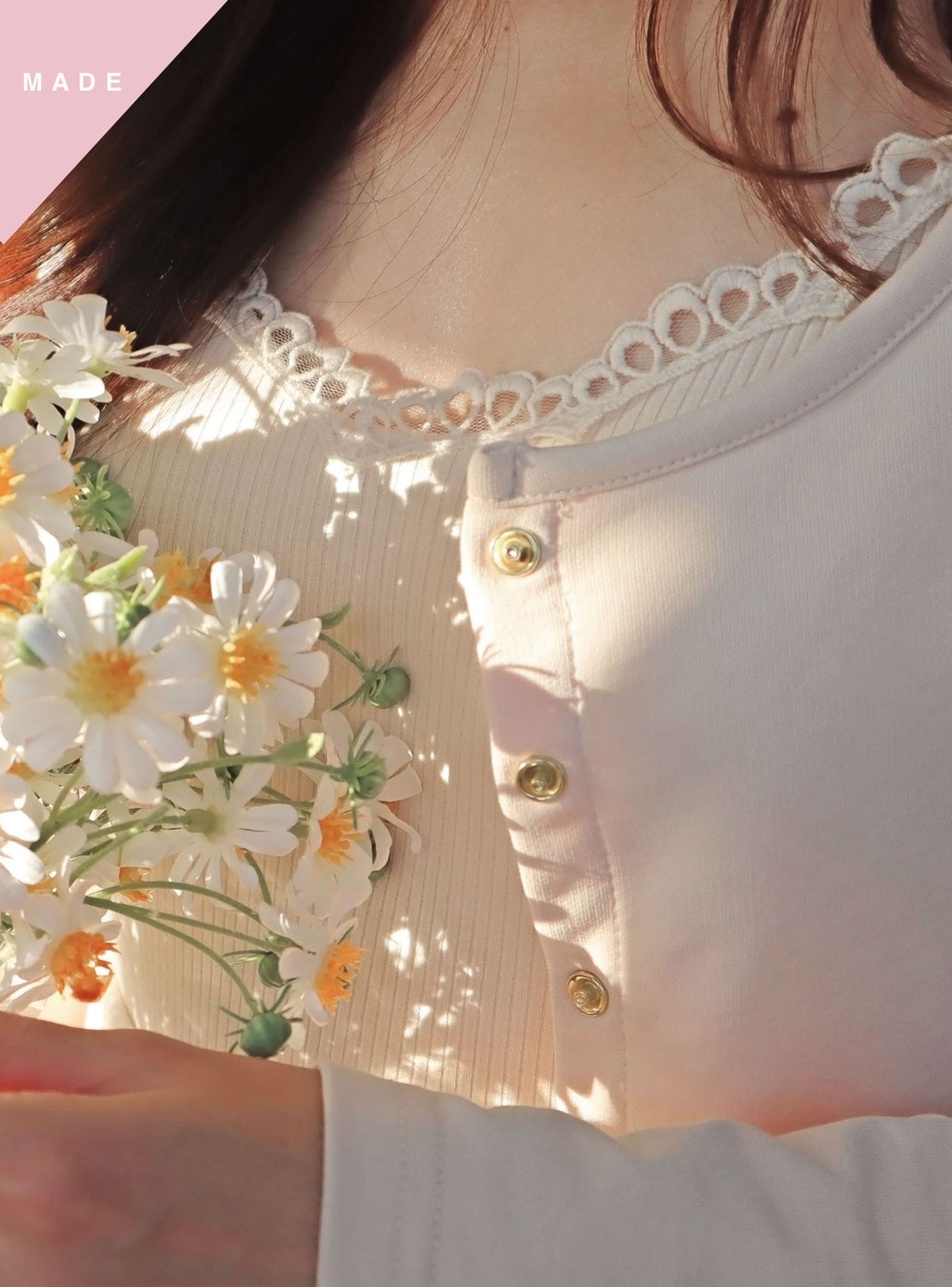 < M A D E > Macaron Syrup Petite Jacket