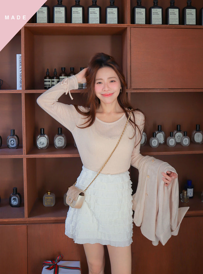 < M A D E > Dreamy Ribbon Tee