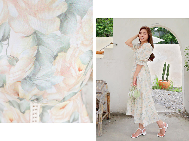 < M A D E > Summer French Garden Dress