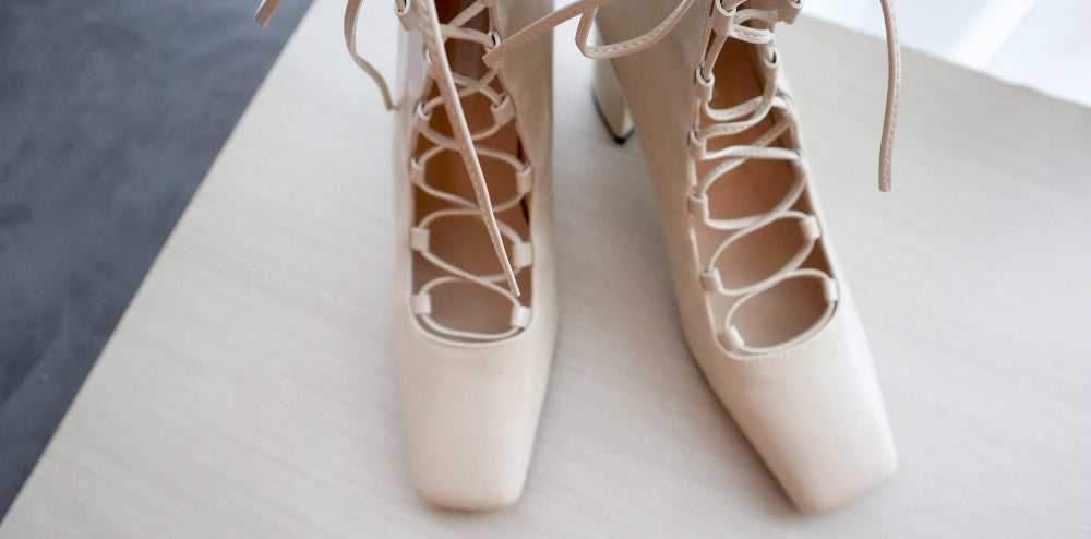 Ballerina Lace-up Boots