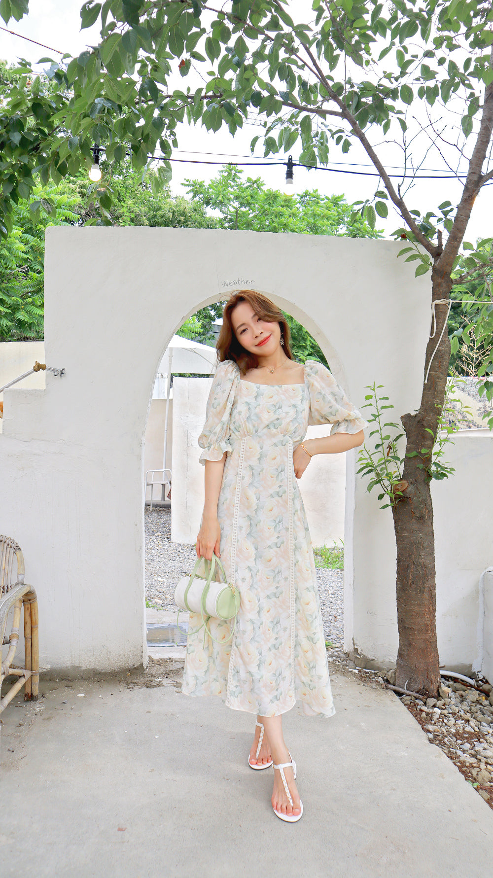 < M A D E > Summer French Garden Dress