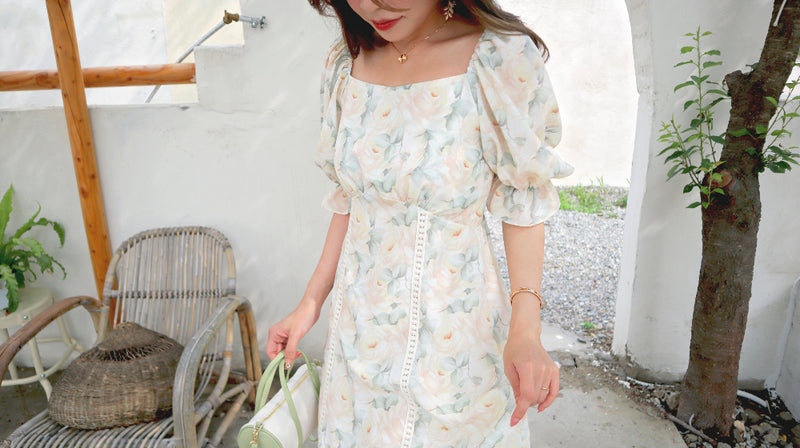 < M A D E > Summer French Garden Dress