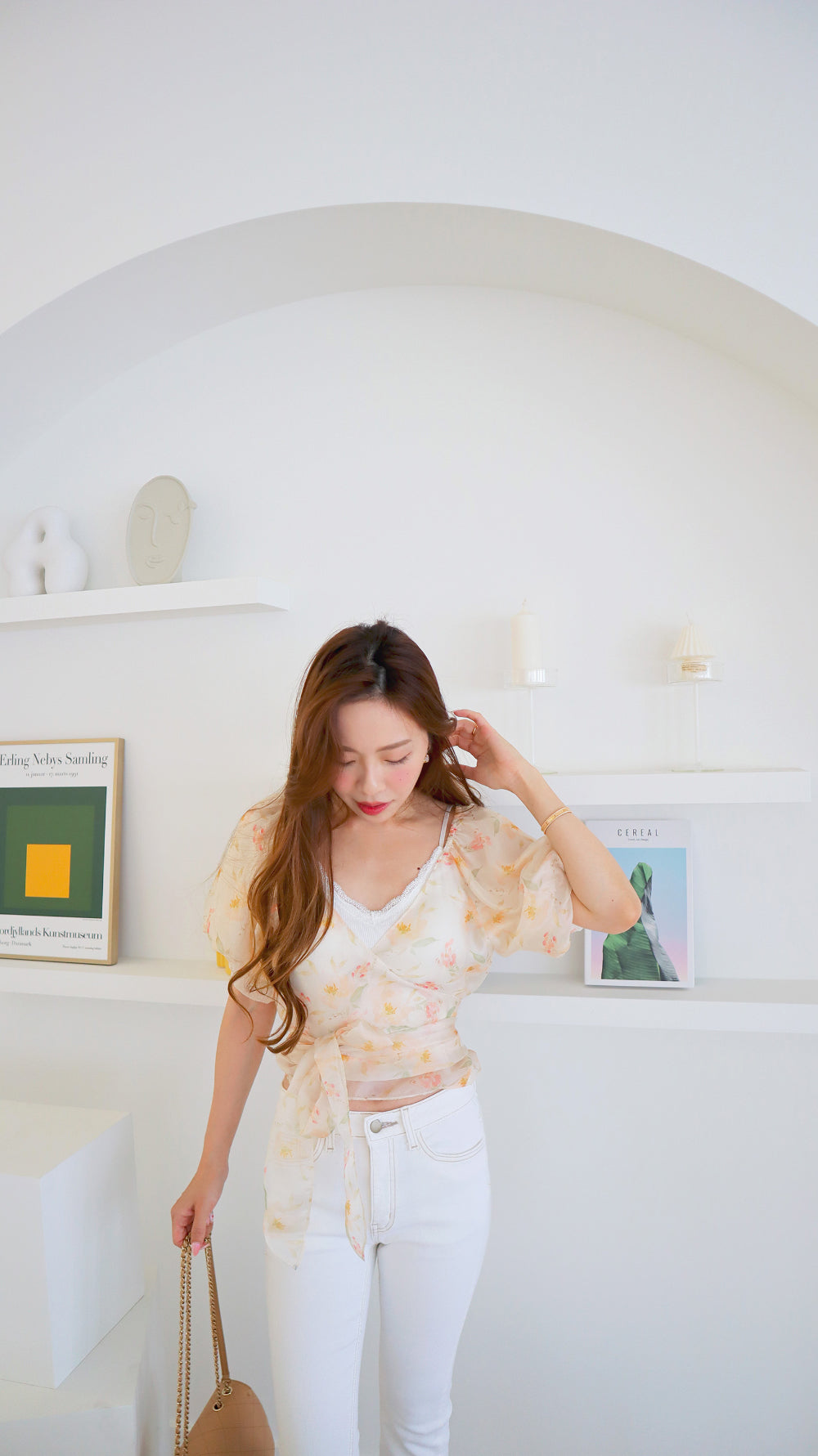 < M A D E > The Butterfly Room 3-way Blouse