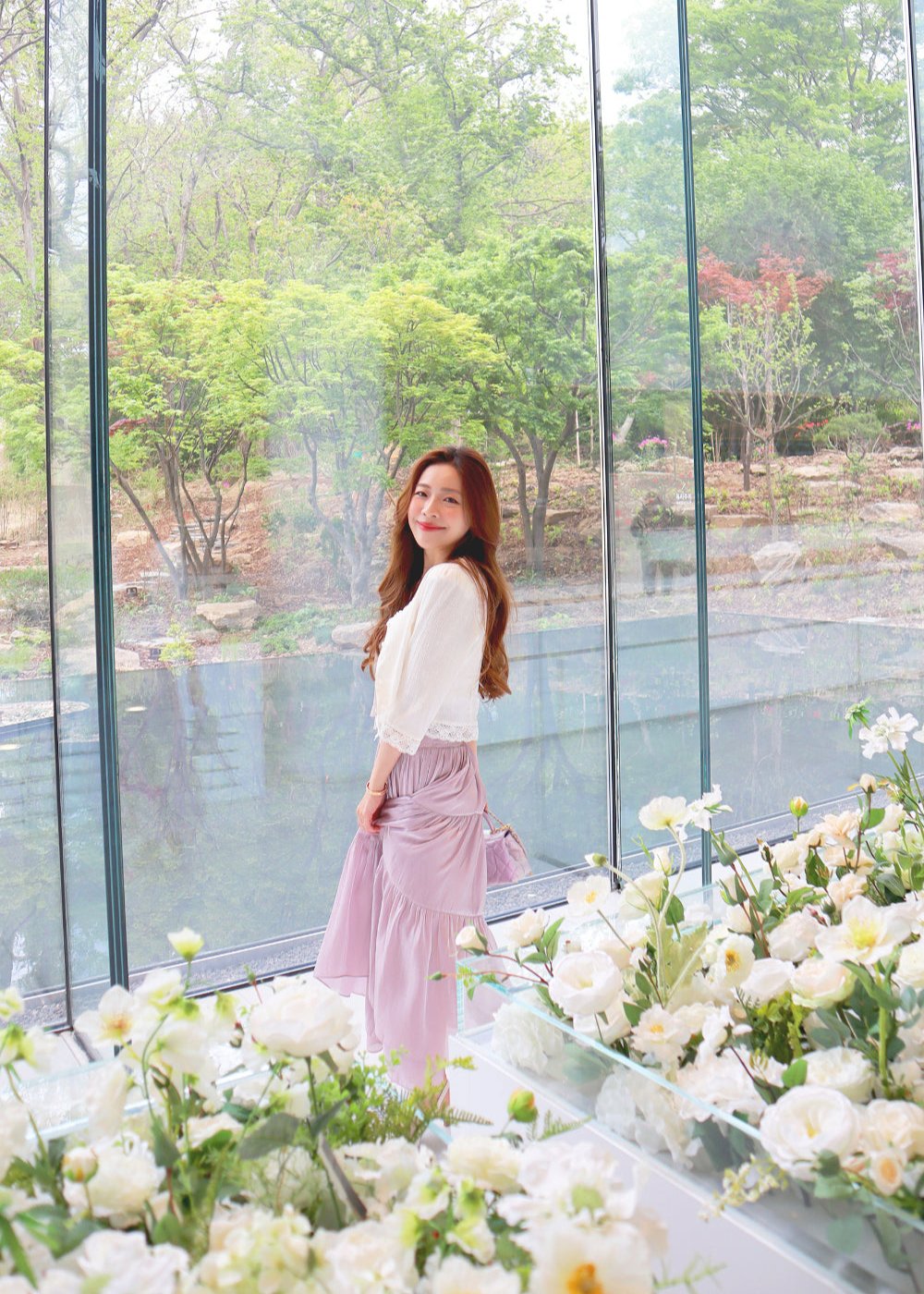 < M A D E > The Lilac Rivers Long Skirt