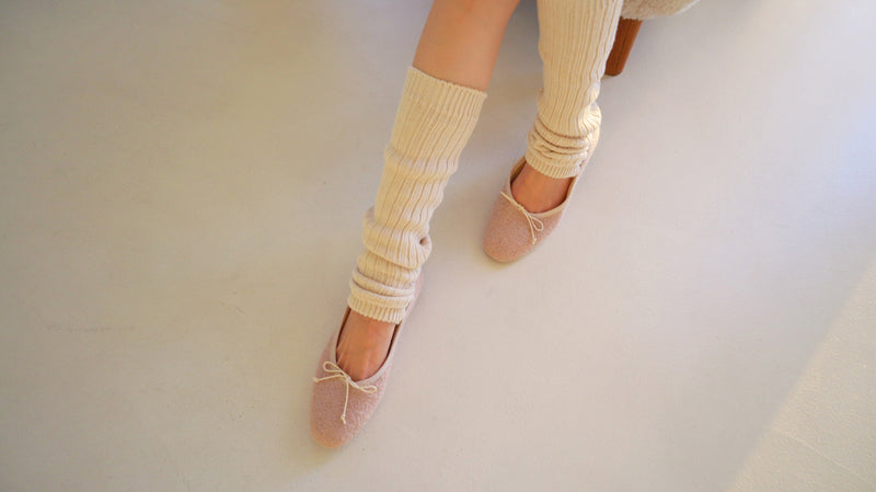 Winter Puff Ballerina Shoes