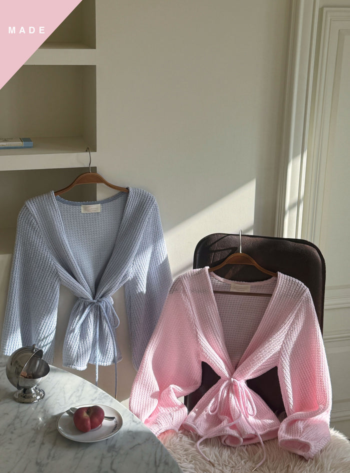 < M A D E > The Icying Puff Cardigan