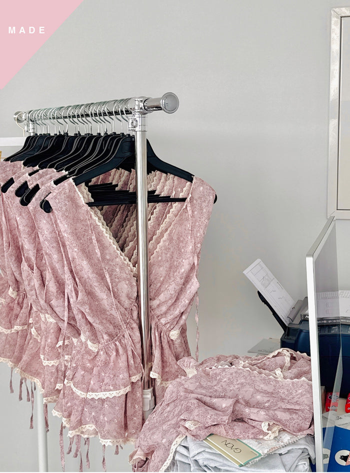 < M A D E > The Plum Evening Top